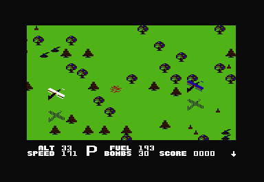 Blue Max screenshot 5 for Commodore 64